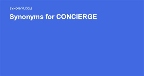 concierge synonym|another word for recurrence.